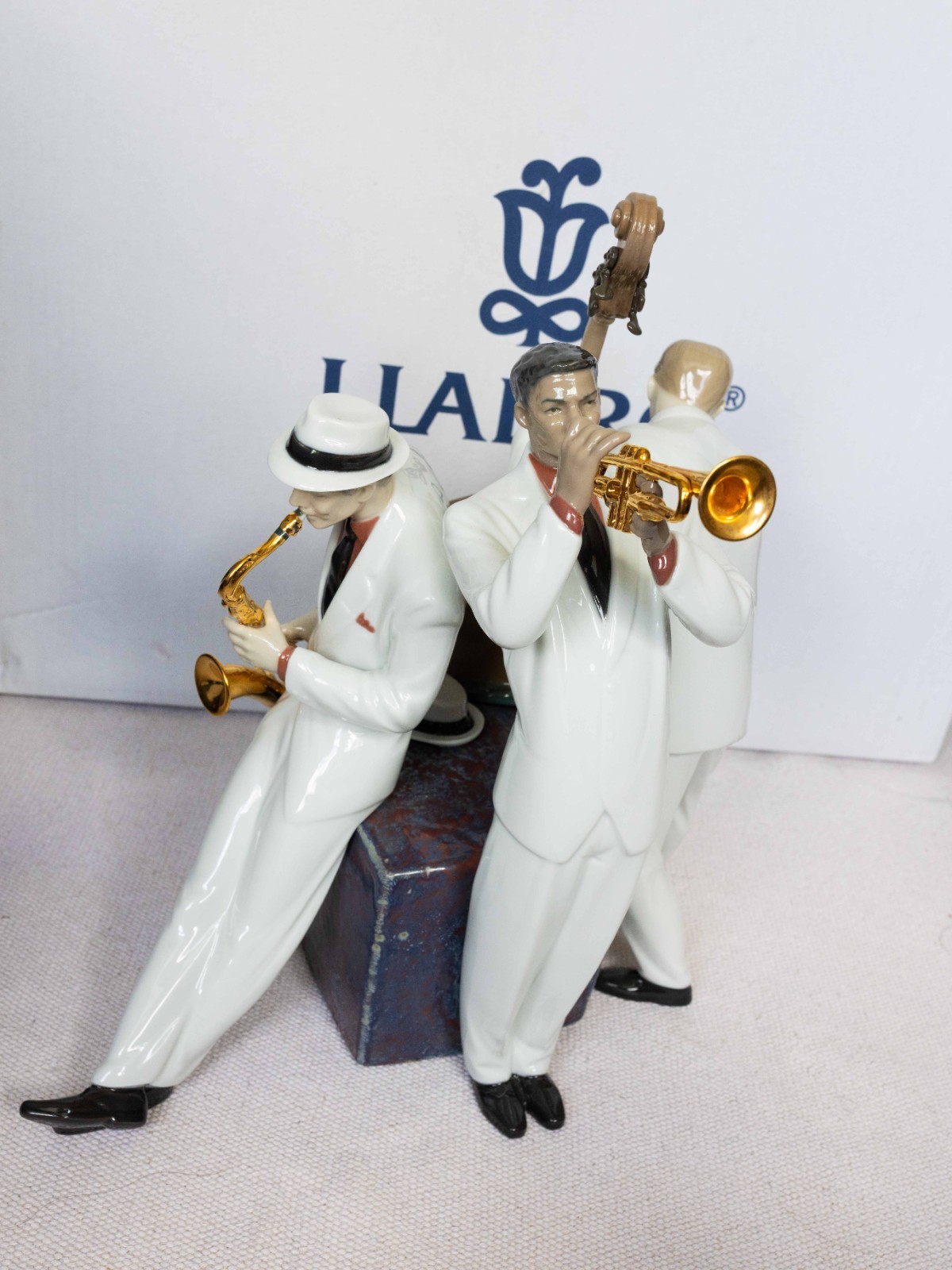 Lladro Jazz Trio Figurine Limited Edition 3000 01008568 w/ Box Lladro Jazz Trio Figurine Limited Edition 3000 01008568 w/ Box