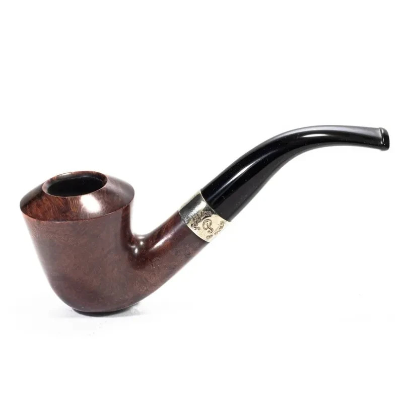 Peterson Aran Smooth Nickel Mounted Pipe B10 Fishtail