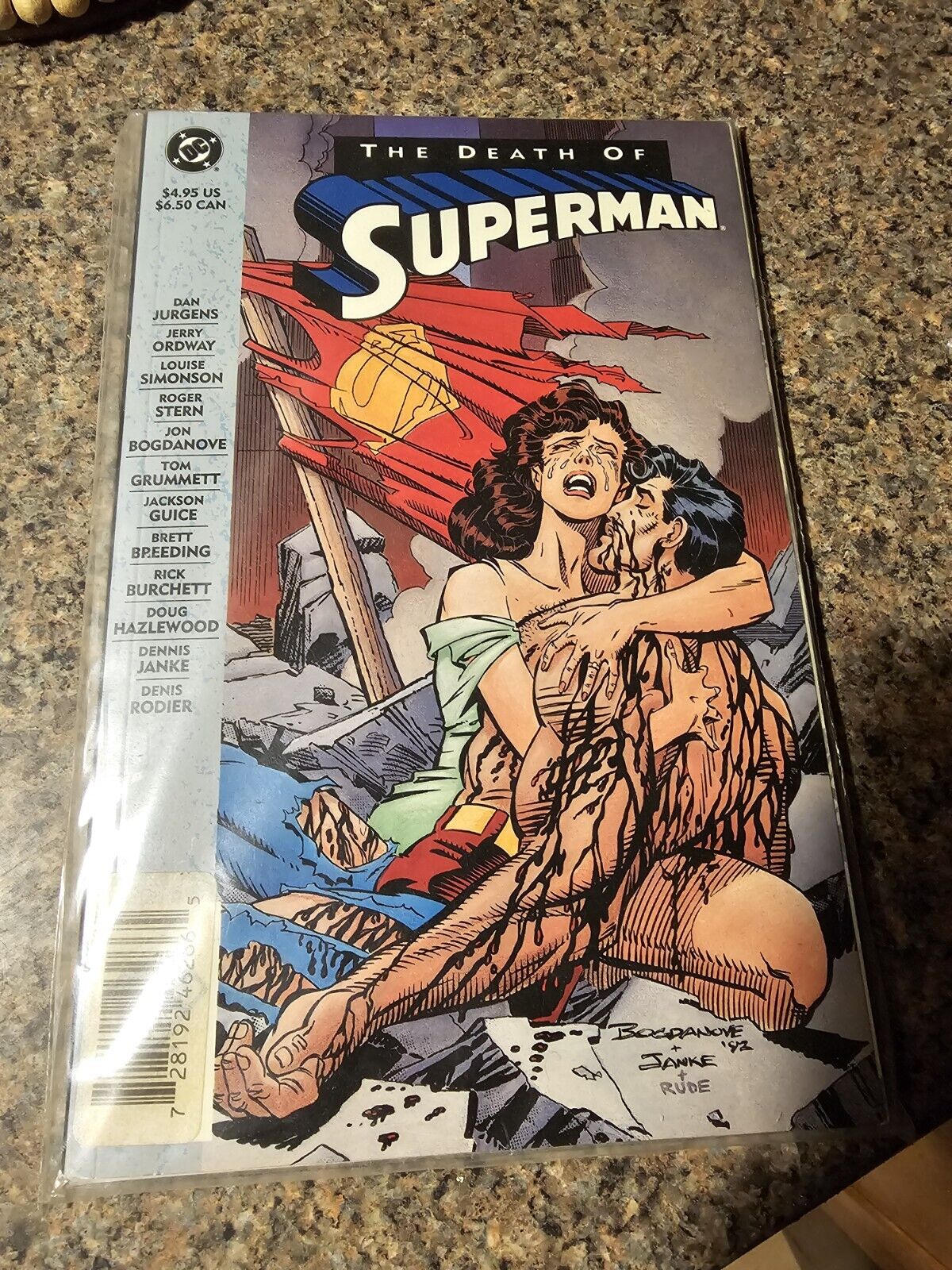 death of superman comic set