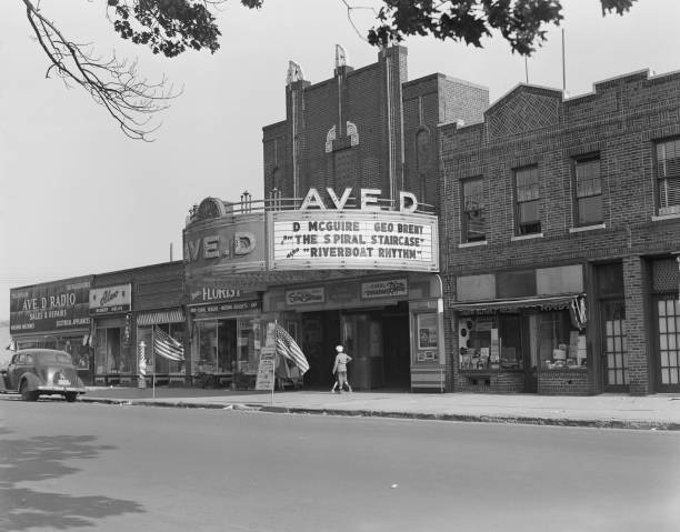 The Avenue D movie theatre 4301 Avenue D Brooklyn New York City US- Old Photo