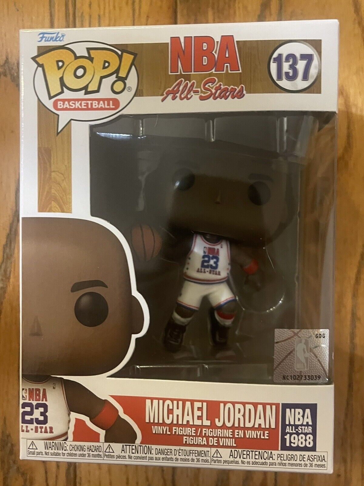 Funko Pop NBA Legends Michael Jordan All-Star 1988 Pop Vinyl Figure #137 NEW