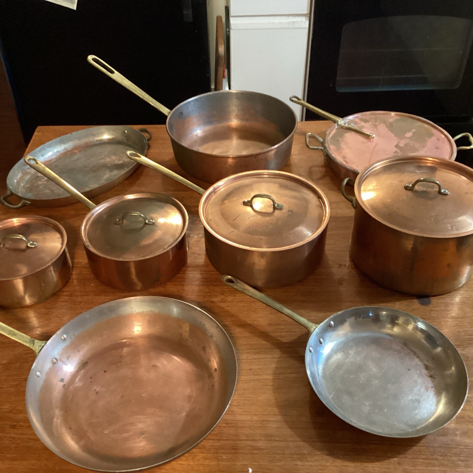 Vintage Heavy Copper Cookware.