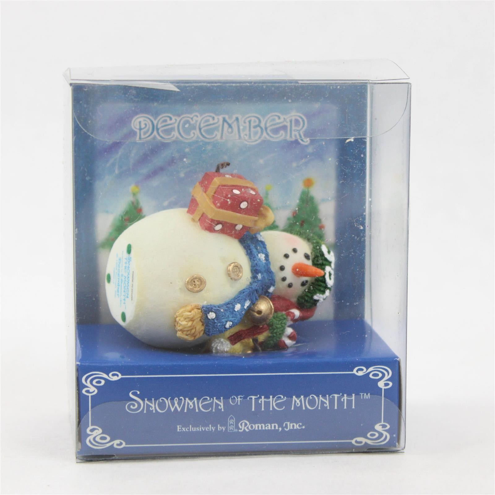 Vintage 1998 Roman, Inc. Snowmen of the Month - December Vintage 1998 Roman, Inc. Snowmen of the Month - December