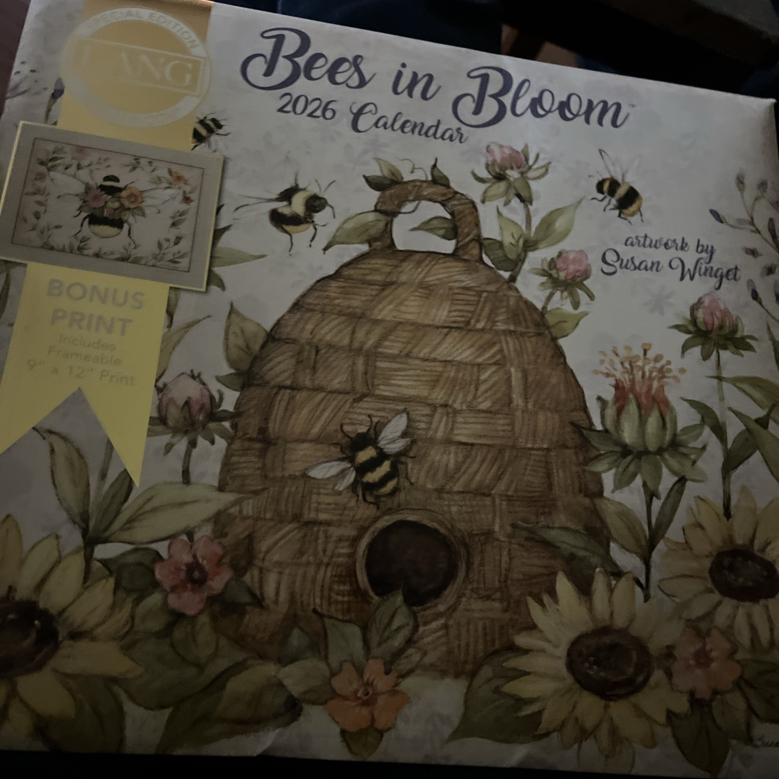 Lang Brands, Bees in Bloom Special Edition 2027 Wall Calendar by Susan Winget Lang Brands, Bees in Bloom Special Edition 2027 Wall Calendar by Susan Winget