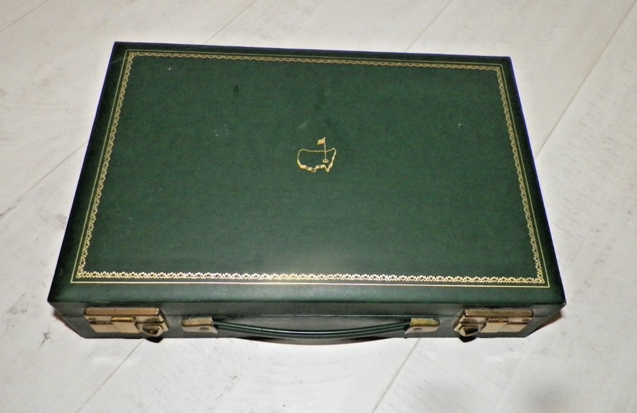 VTG 1970's AUGUSTA NATIONAL MASTERS FIRST AID KIT & CASE W/CONTENTS VTG 1970's AUGUSTA NATIONAL MASTERS FIRST AID KIT & CASE W/CONTENTS