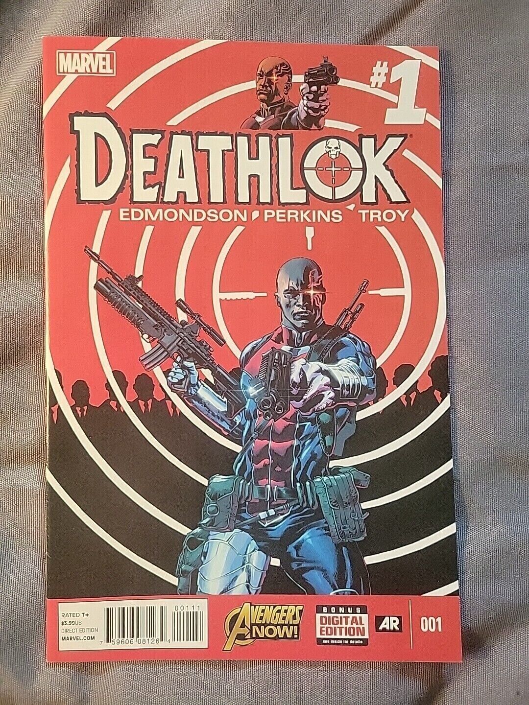 Deathlok #1 (Dec 2014, Marvel)Writer Nathan Edmondson Cover Artist: Mike Perkins
