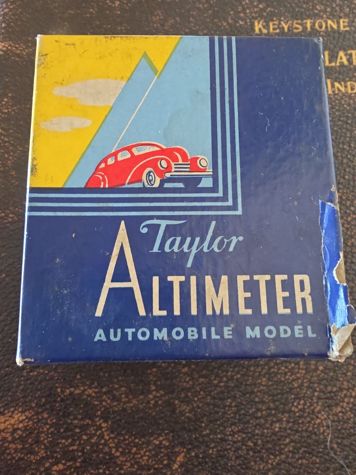 Vintage 1940s Taylor Auto Altimeter Model No. 2068-C Vintage 1940s Taylor Auto Altimeter Model No. 2068-C