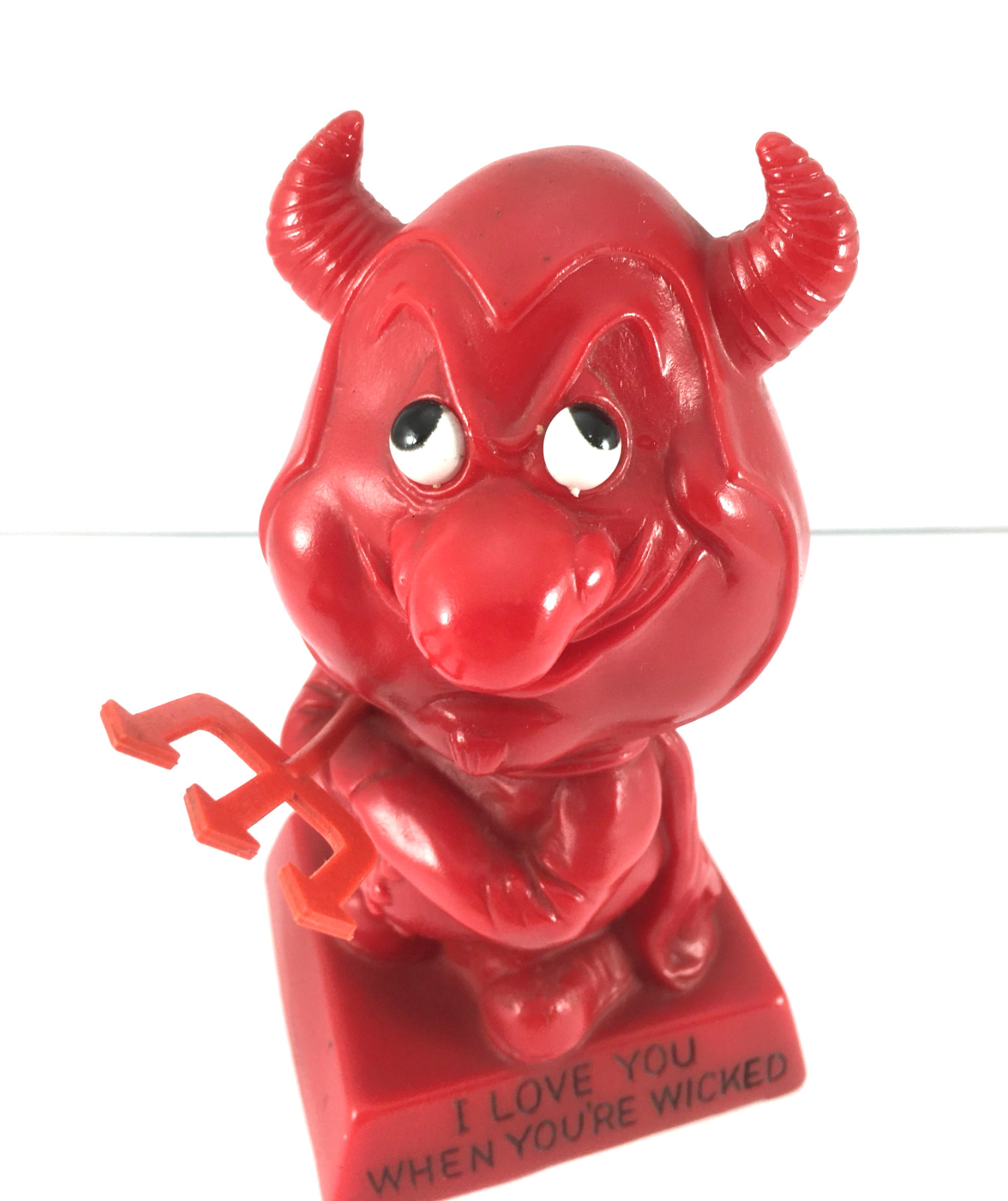 Vintage 1972 W&R Berries "I Love You When You're Wicked" Red Devil Figurine Vintage 1972 W&R Berries "I Love You When You're Wicked" Red Devil Figurine