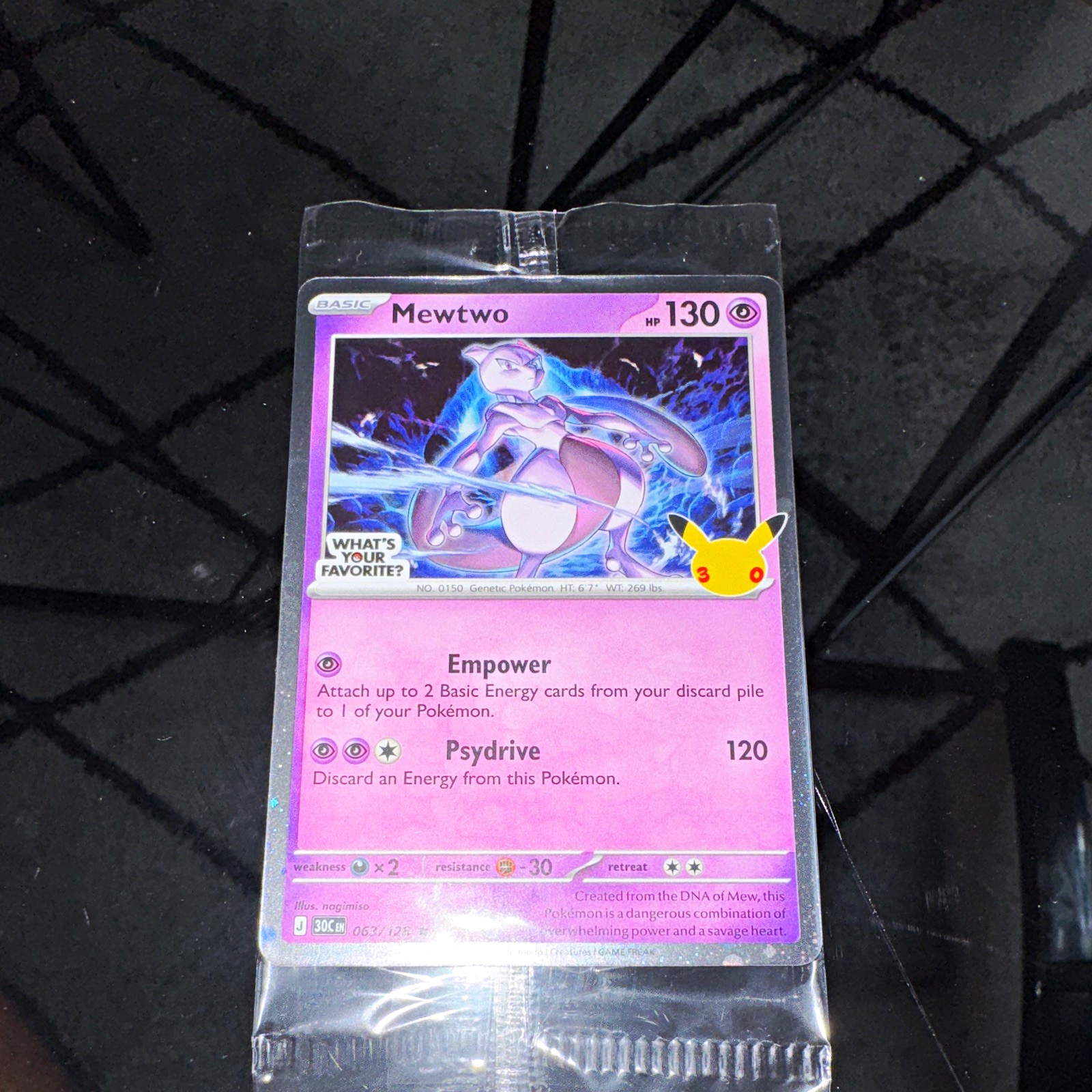 Pokémon x Target Mewtwo Promo Lot of 12 “What’s Your Favorite?” 30th Anniversary