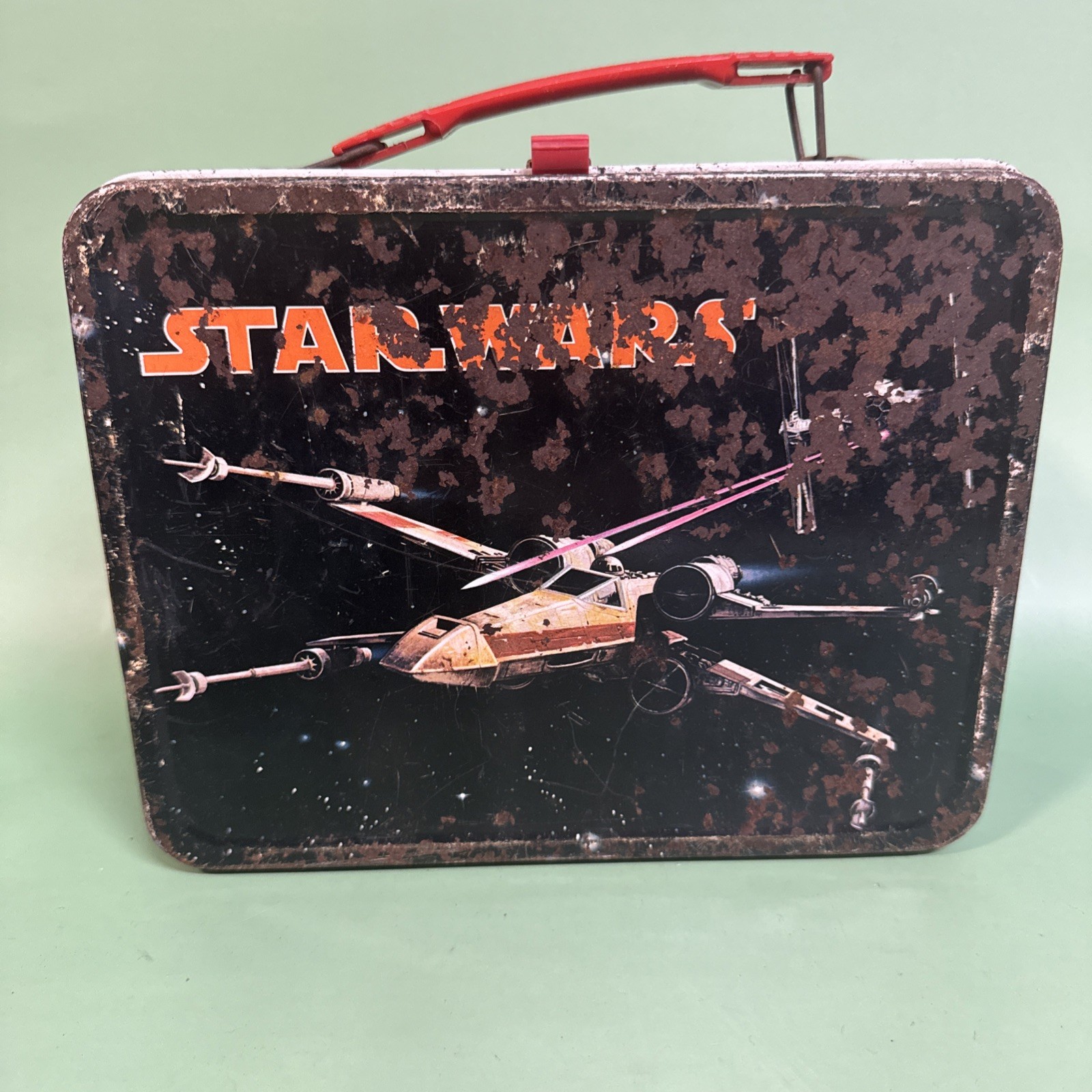 Vintage Star Wars Metal Lunch Box King-Seeley Thermos 1977 No Thermos Rough Cond