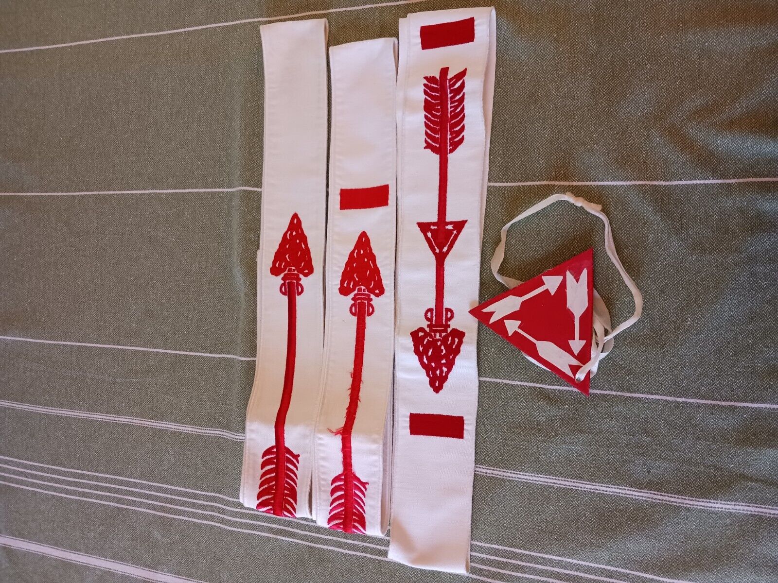 BOY SCOUT ORDER OF ARROW 3 STAGES OA SASH