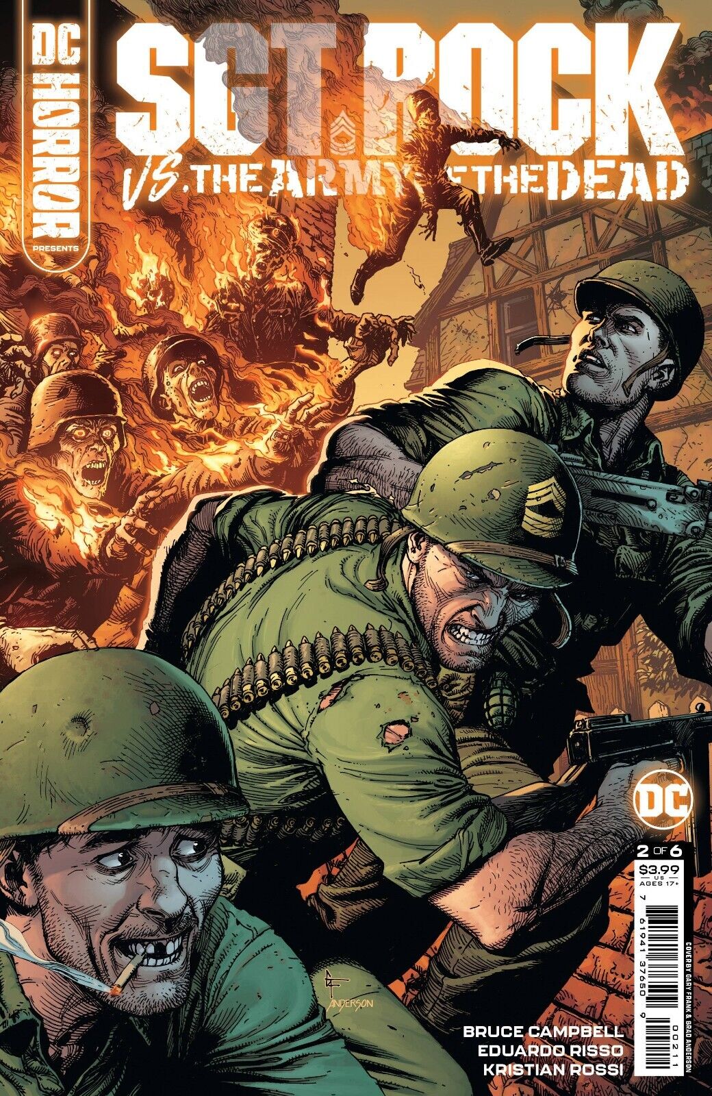 DC Horror SGT Rock vs Army of the Dead 2 U Pick Main & Variant Covers DC Comics