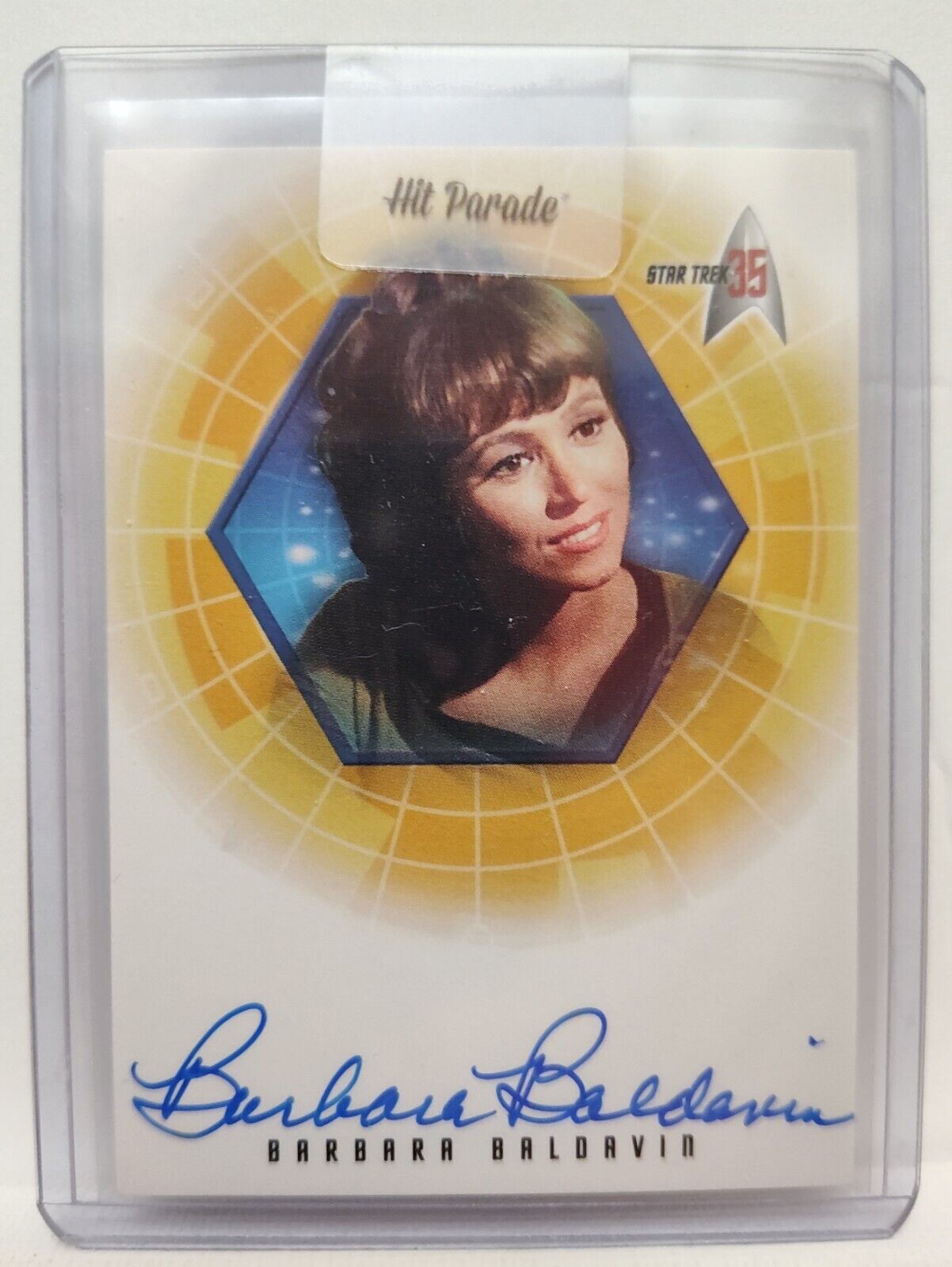 2001 Star Trek 35th Anniversary Barbara Baldavin (Ensign) Autograph - A26