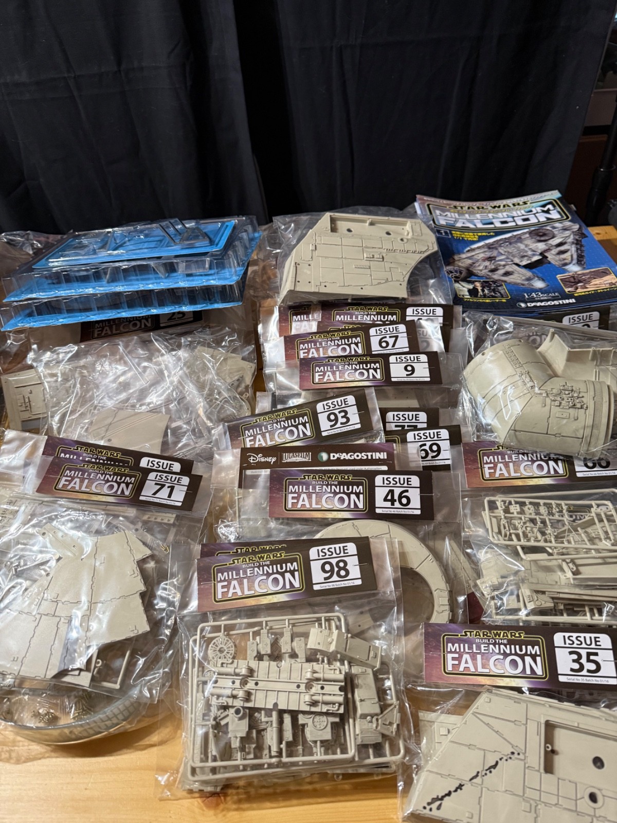 Deagostini Fanhome Star Wars Millennium Falcon Issues 1-100 COMPLETE SEALED Deagostini Fanhome Star Wars Millennium Falcon Issues 1-100 COMPLETE SEALED