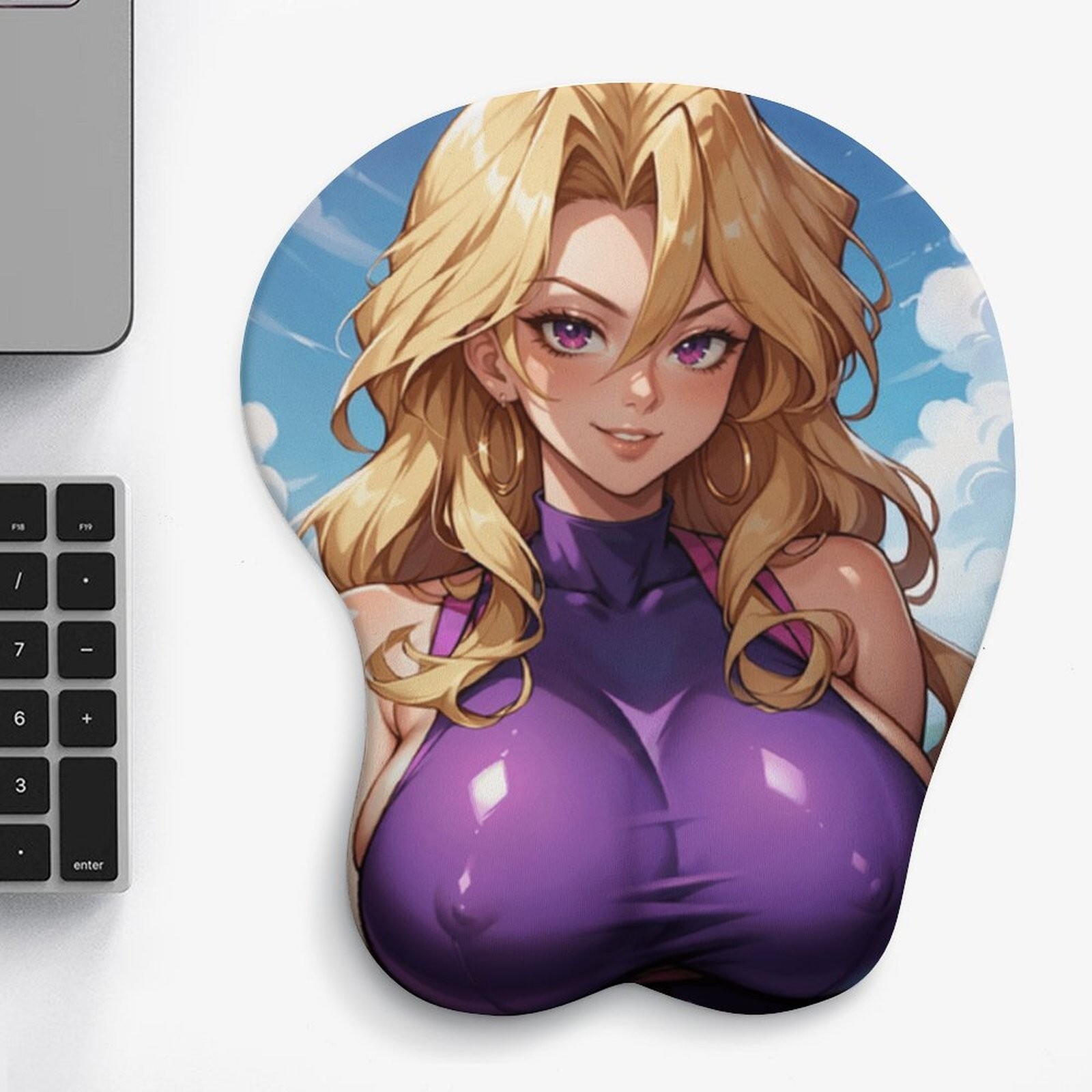 3D Mai Valentine Yu-Gi-Oh Silicone Mouse Pad Table Mat Game Pad 26x21cm