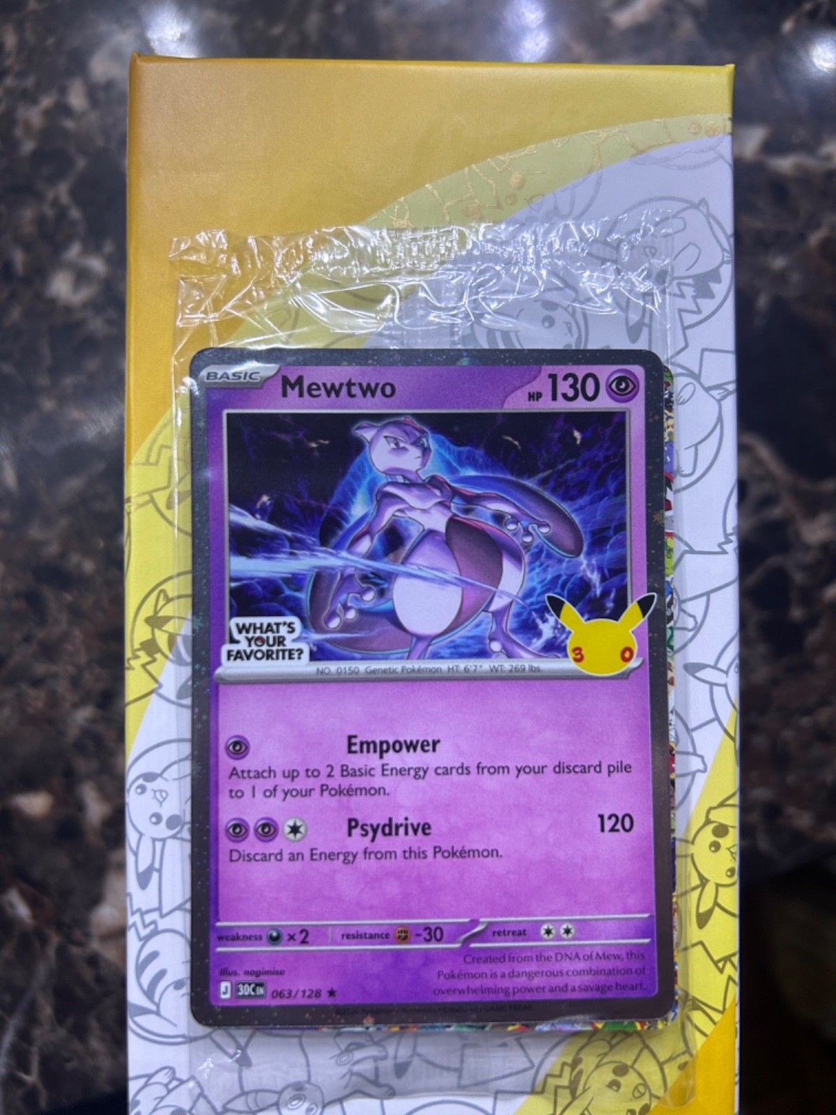 Target Mewtwo Pokemon Promo Family Event 30th Anniversary (Sealed) Target Mewtwo Pokemon Promo Family Event 30th Anniversary (Sealed)
