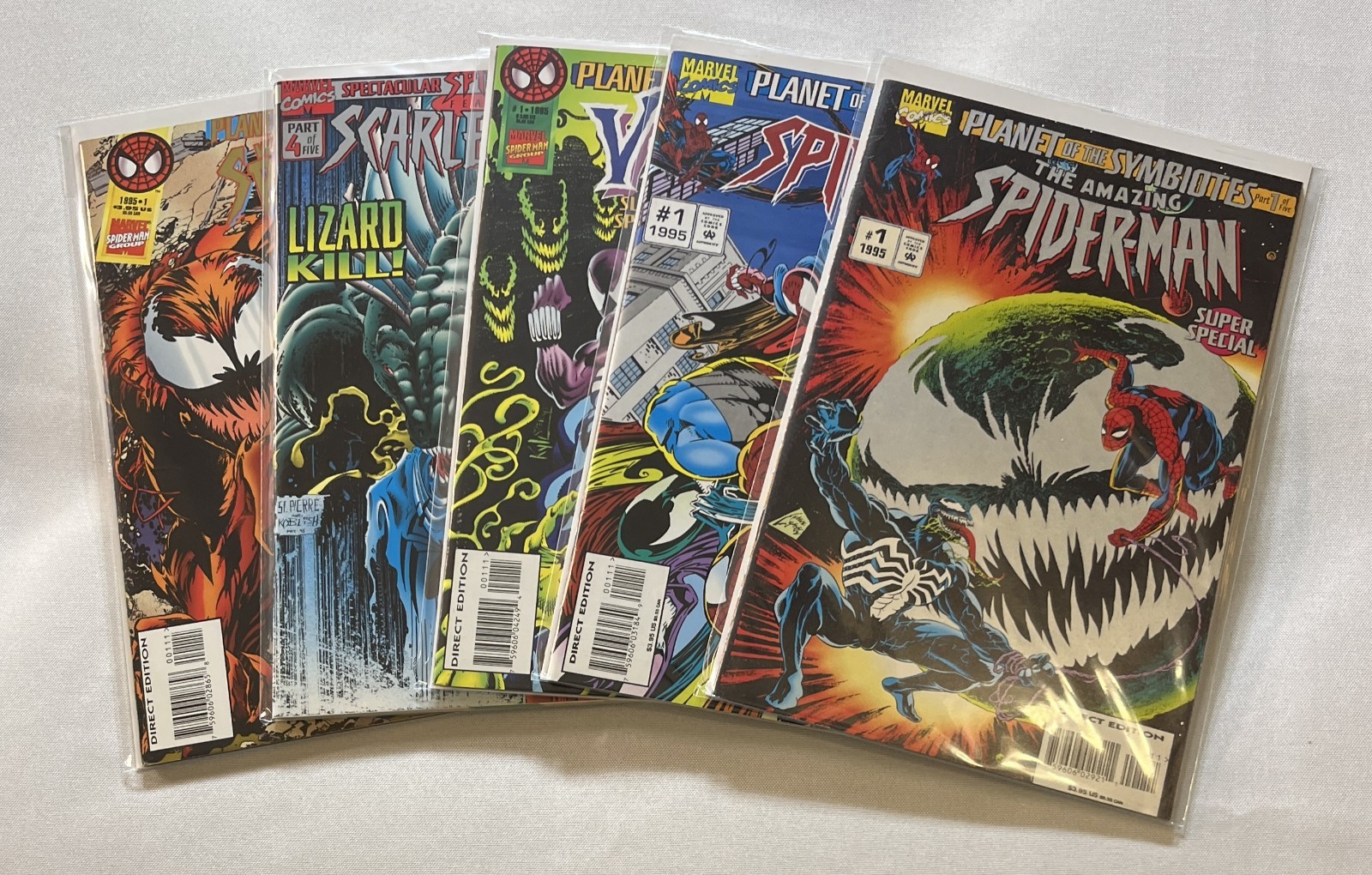 Planet of the Symbiotes Parts (1-5) 1995, Grade = NM/M