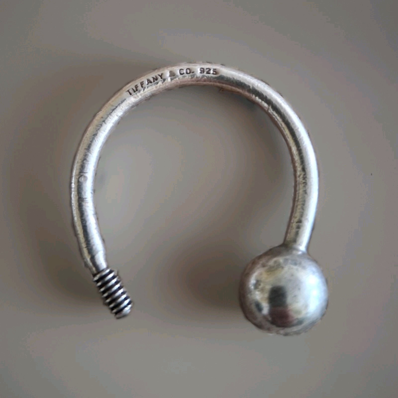 Vintage Tiffany & Co. Sterling Silver 925 Horseshoe Key Ring Pair - AS IS PARTS Vintage Tiffany & Co. Sterling Silver 925 Horseshoe Key Ring Pair - AS IS PARTS