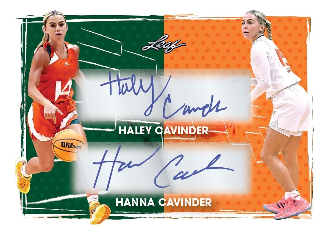 2022 Leaf Haley Hanna Cavinder Dual Auto XRC SP In Hand buy now and save