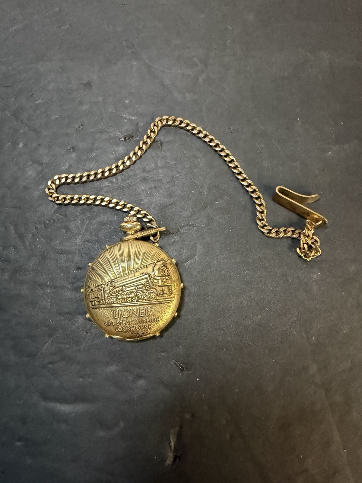 Lionel 100th Anniversary Gold Tone Pocket Watch - full set Lionel 100th Anniversary Gold Tone Pocket Watch - full set