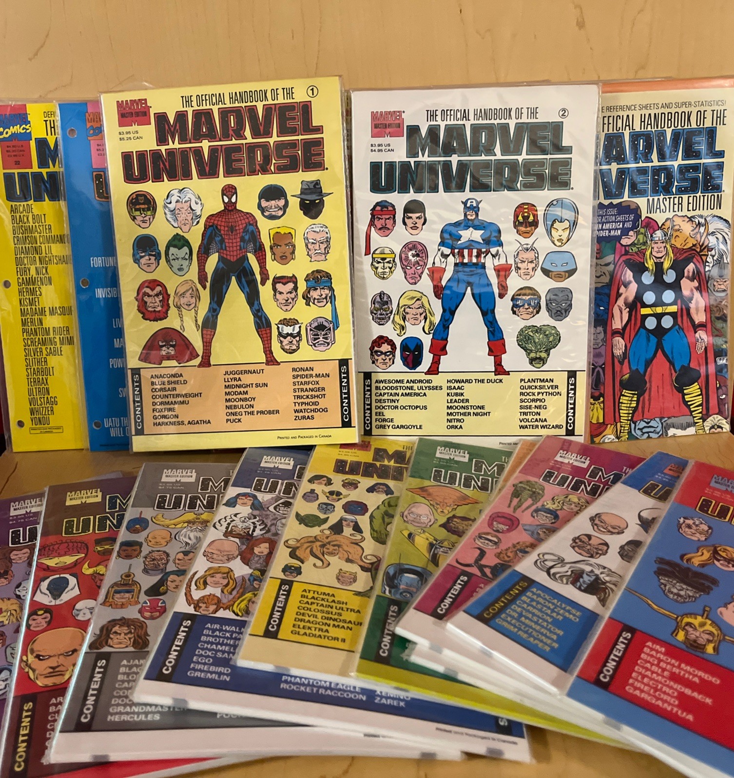 The Official Handbook of the Marvel Universe: Master Edition #1-22 The Official Handbook of the Marvel Universe: Master Edition #1-22