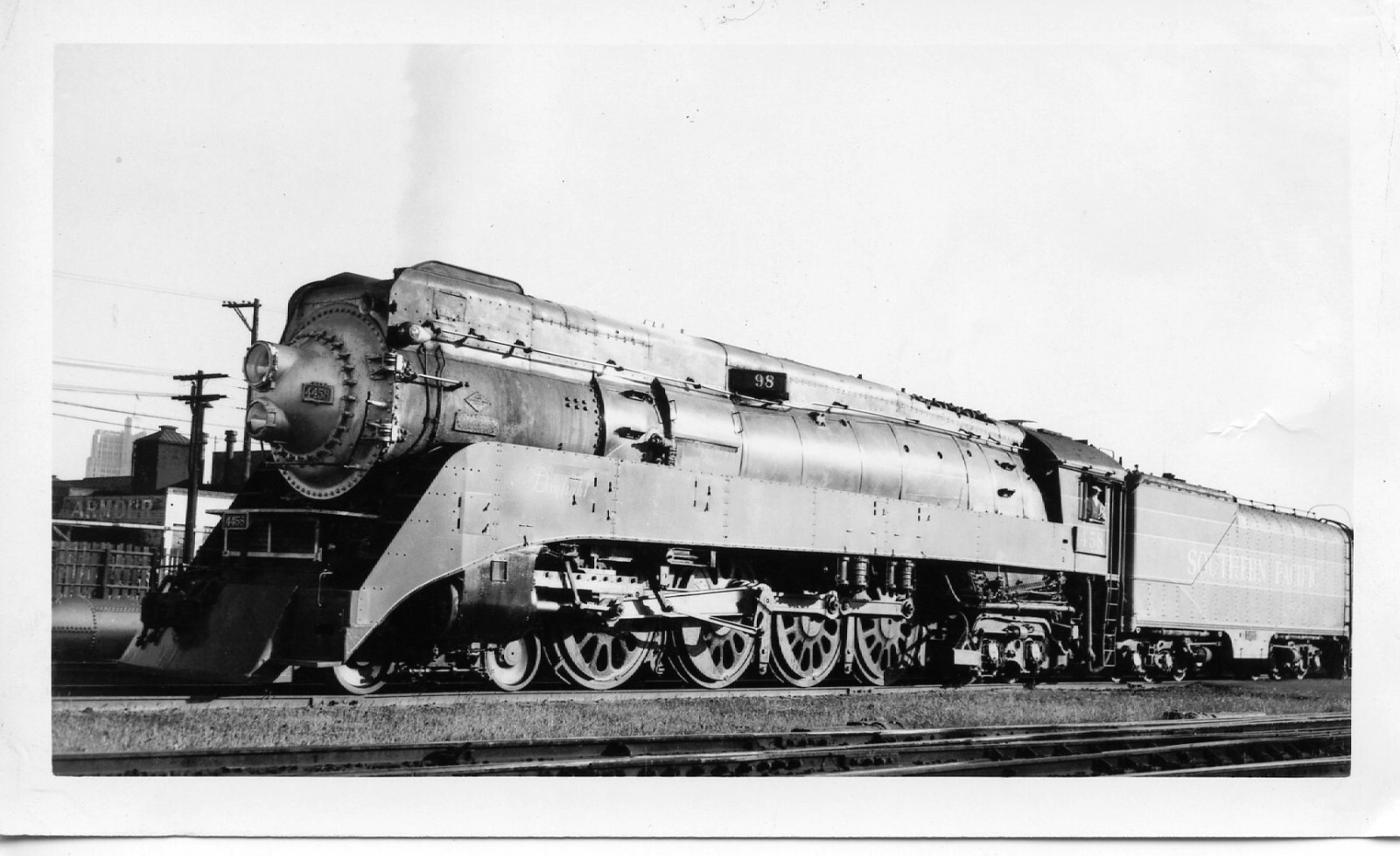 3E725 RP 1952/60s SOUTHERN PACIFIC RAILROAD 484 LOCO #4456 SAN FRAN