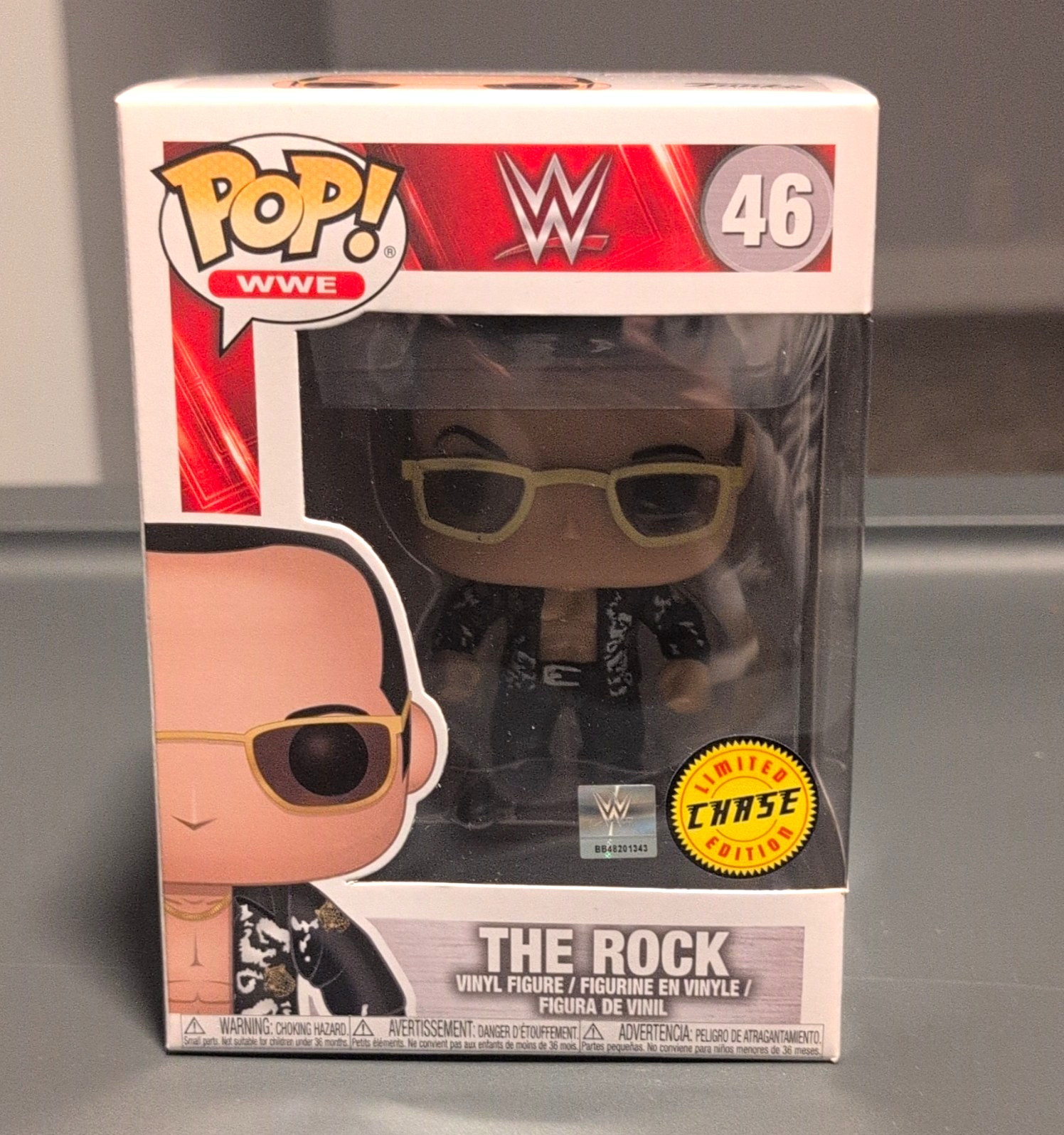 Funko Pop Vinyl: WWE - The Rock (Chase, Limited Edition) #46
