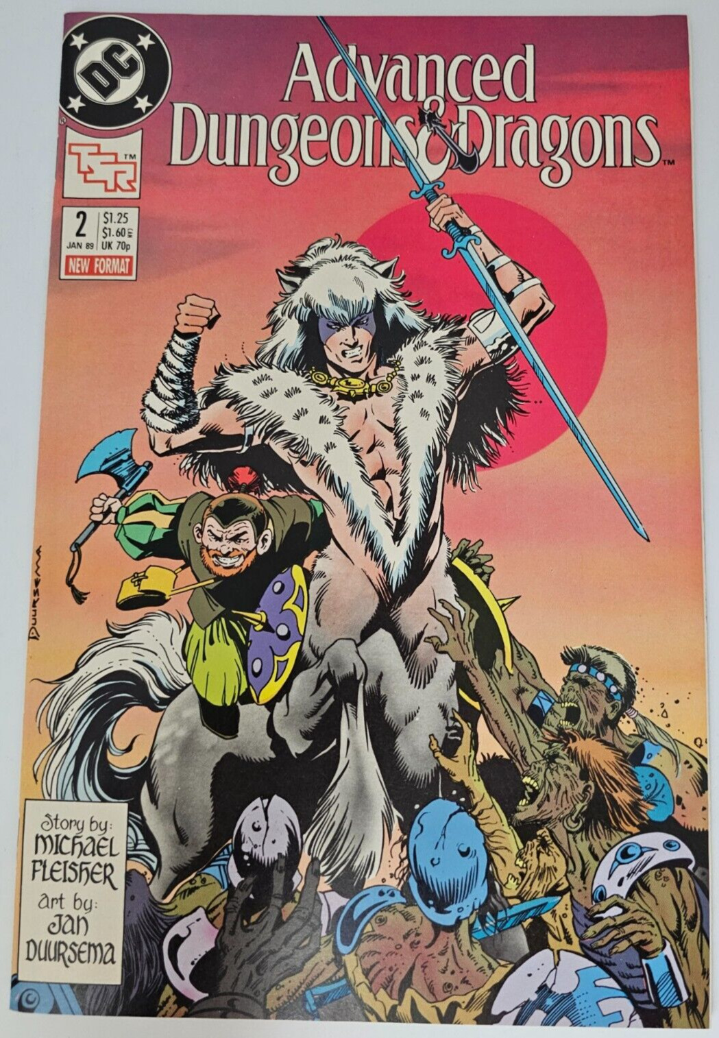 ADVANCED DUNGEONS and DRAGONS #2 NM 1988 DC COMIC BOOK TSR D&D RPG AD&D