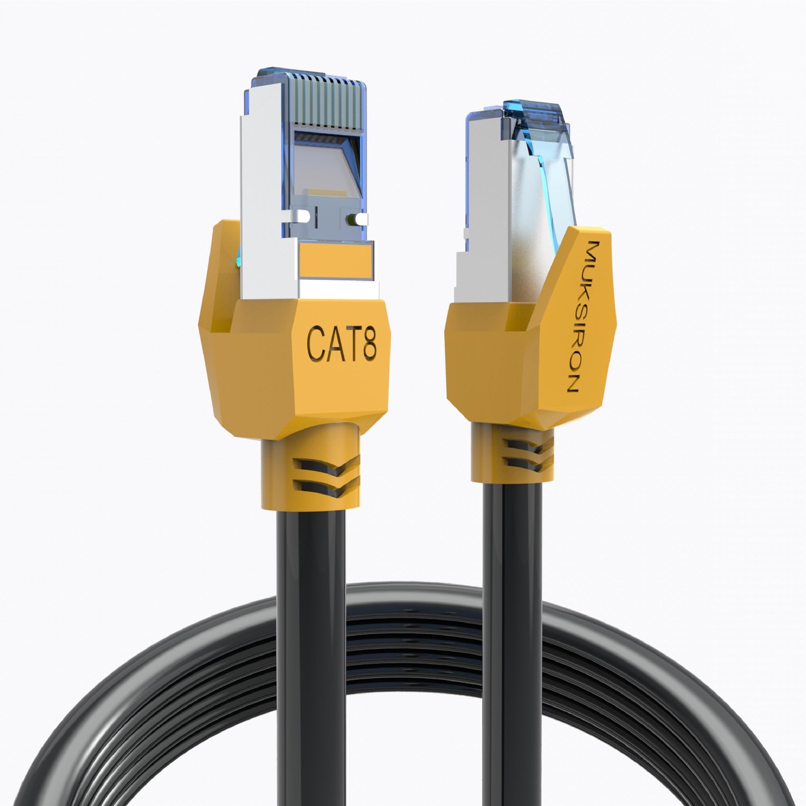 Cat 8 Ethernet Cable 100 ft, Shielded RJ45 Network LAN Cable | 6FT 10FT 15FT ... Cat 8 Ethernet Cable 100 ft, Shielded RJ45 Network LAN Cable | 6FT 10FT 15FT ...