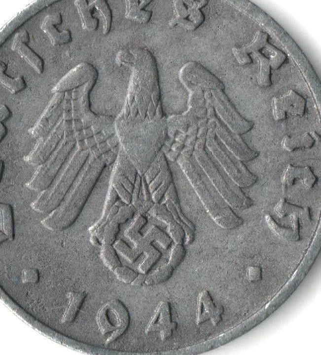 Rare Old WWII German War Coin WW2 Germany Military Army Civil Collection Cent us