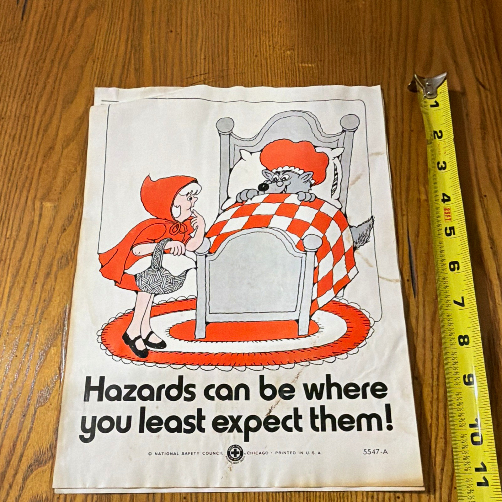 Vintage 1950s-60s National Safety Council Safety Posters Lot of 4 Vintage 1950s-60s National Safety Council Safety Posters Lot of 4