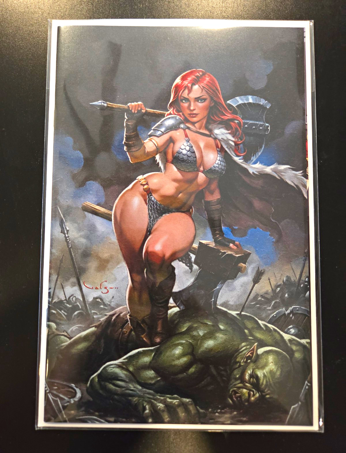 Dynamite Red Sonja She-Devil with a Sword #4 Exclusive Variant Cover Dynamite Red Sonja She-Devil with a Sword #4 Exclusive Variant Cover