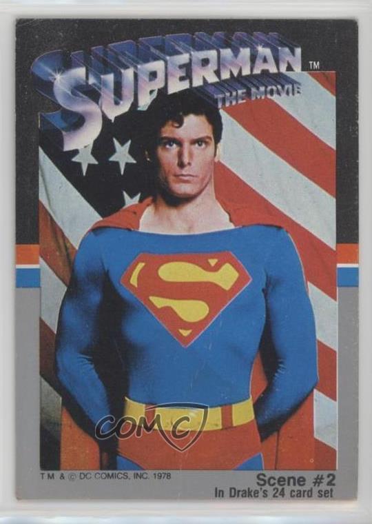 1978 Drake's Superman: The Movie Food Issue Superman-The Man of Steel #2 3c7