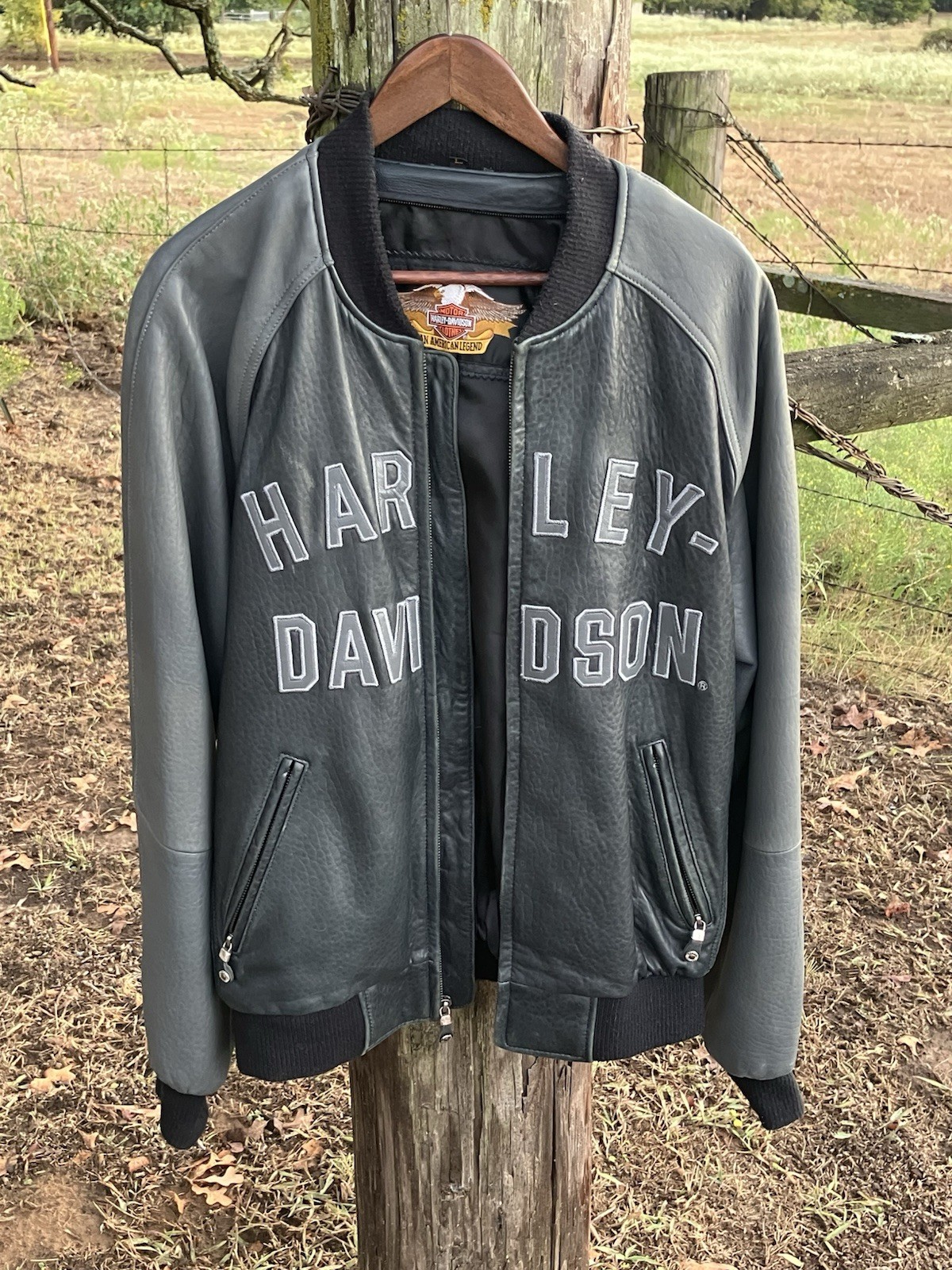 Harley Davidson Men Leather Jacket  Large 100th Anniversary Edition