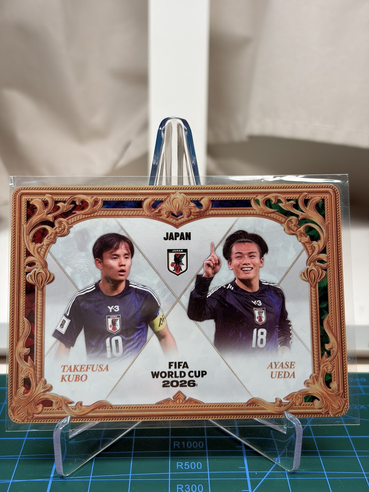 Panini Kayou 2026 Soccer Takefusa Kubo Ayase Ueda Japan Gold Foil Card #756 NM Panini Kayou 2026 Soccer Takefusa Kubo Ayase Ueda Japan Gold Foil Card #756 NM