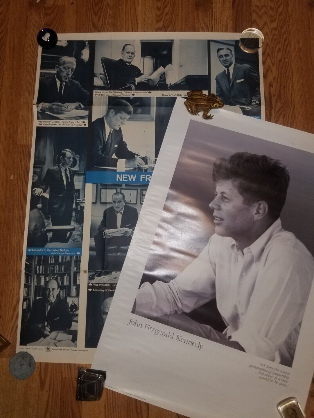 John F. Kennedy Poster Lot All Originals 1961 