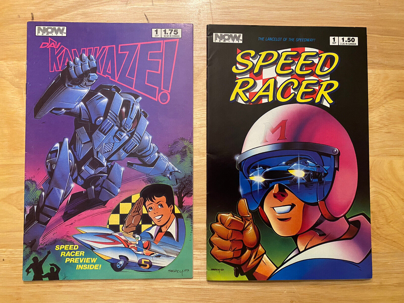 Dai Kamikaze #1 NOW Comics 2nd Print 1987 1st App Speed Racer #1 (2nd) VF Range