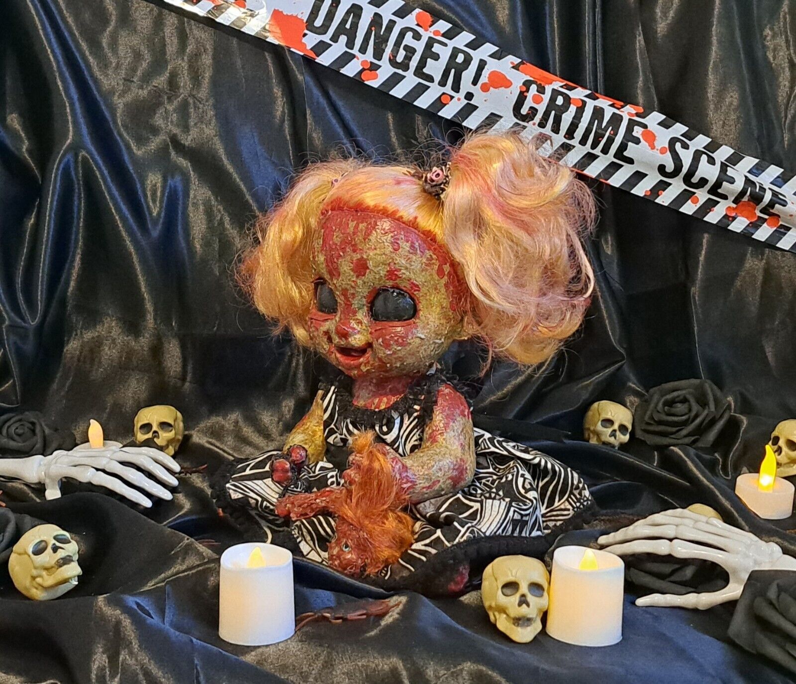 Handmade Happy Decapitator Doll - Halloween/Gothic/Horror - Vero Collection