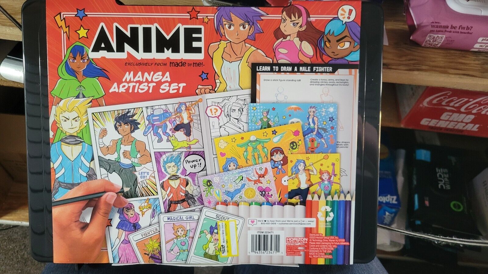 Manga Artist Set, How to Draw Anime, Create 2 Comic Books,