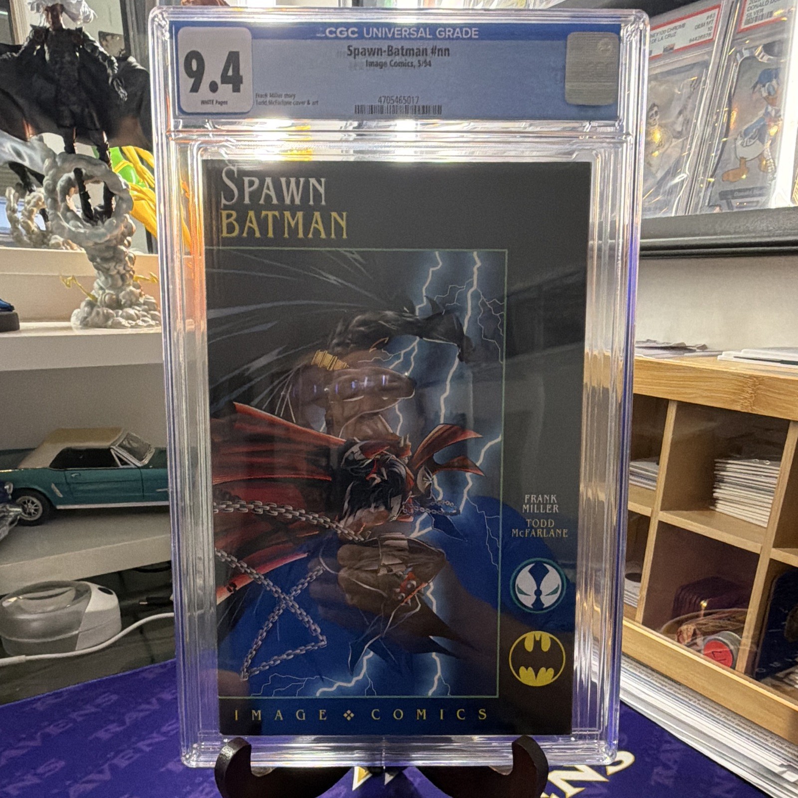 Spawn-Batman #nn CGC 9.4 (1994) Image Comics Frank Miller Todd McFarlane Spawn-Batman #nn CGC 9.4 (1994) Image Comics Frank Miller Todd McFarlane