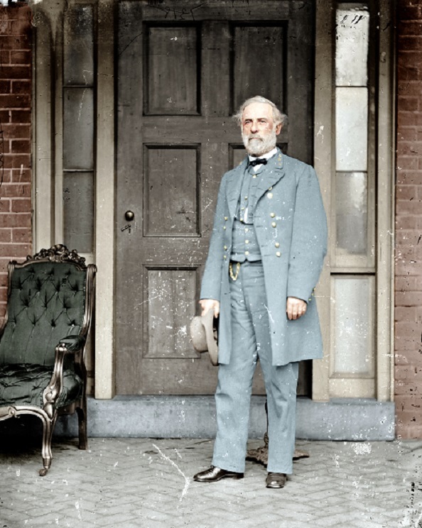 Confederate General Robert E Lee colorized 8"x 10" Civil War Color Photo 384 Confederate General Robert E Lee colorized 8"x 10" Civil War Color Photo 384