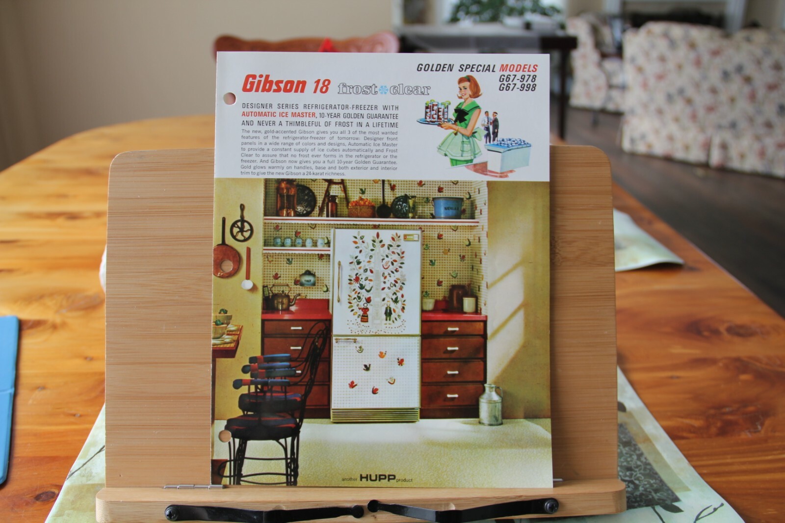 Brochure Gibson 18 refrigerator 4 pg G67-978 G67-998 's Greenville MI Hupp Brochure Gibson 18 refrigerator 4 pg G67-978 G67-998 's Greenville MI Hupp