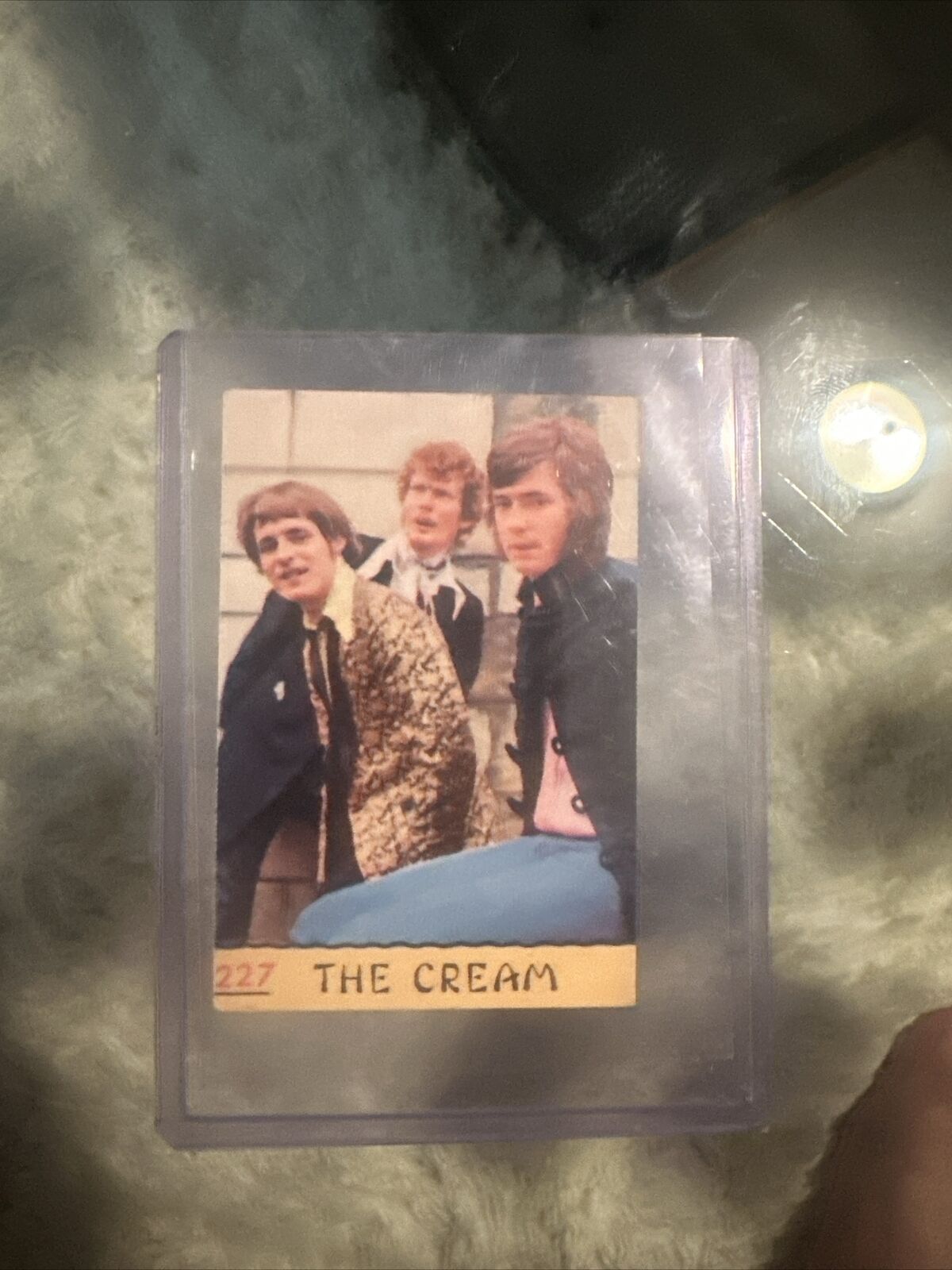 1968 Panini Cantanti sticker #227 The Cream Rock Sticker Card New Rare