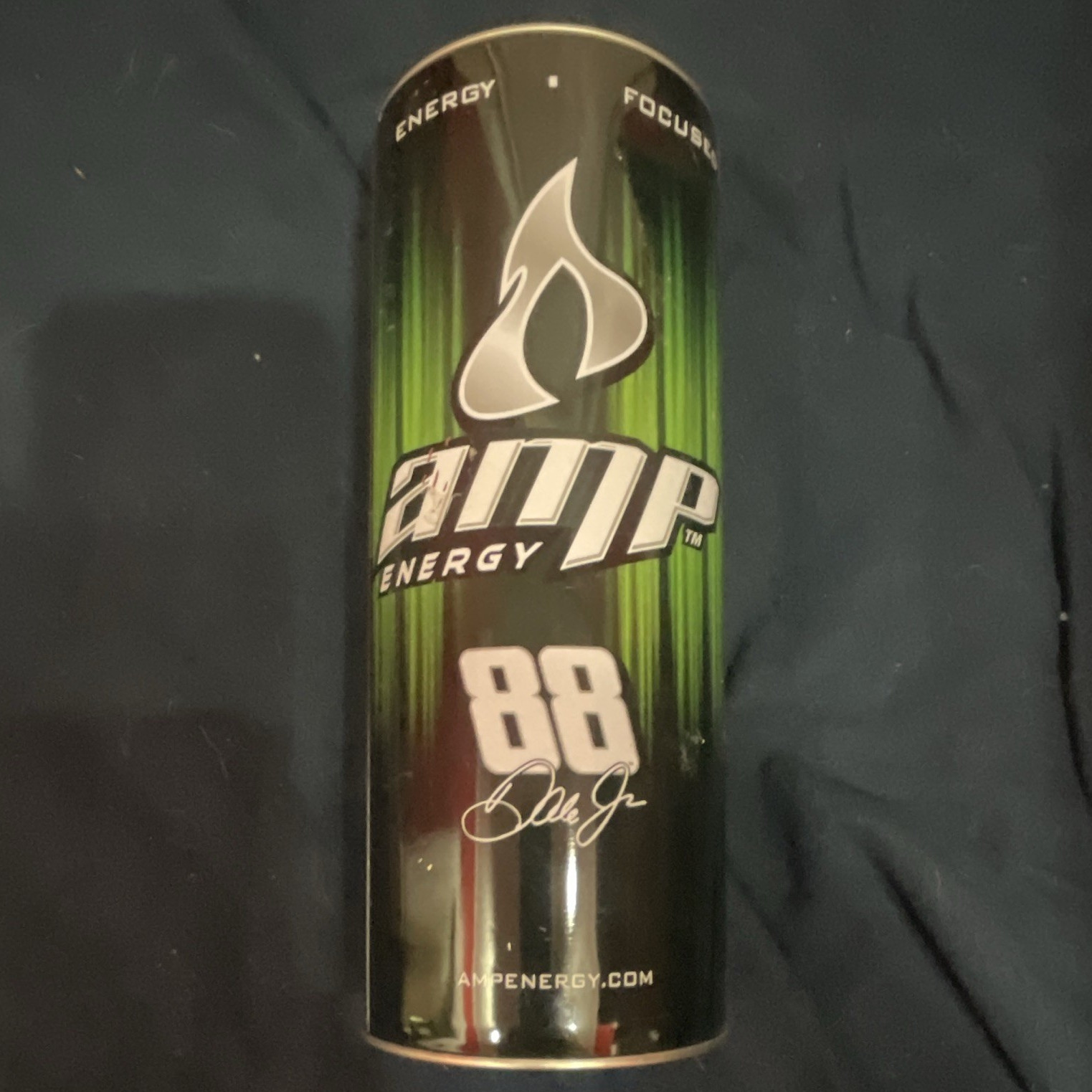 Amp Energy Dale Jr 88 Promotional Advertising Can Black/Green Energy Drink Theme Amp Energy Dale Jr 88 Promotional Advertising Can Black/Green Energy Drink Theme