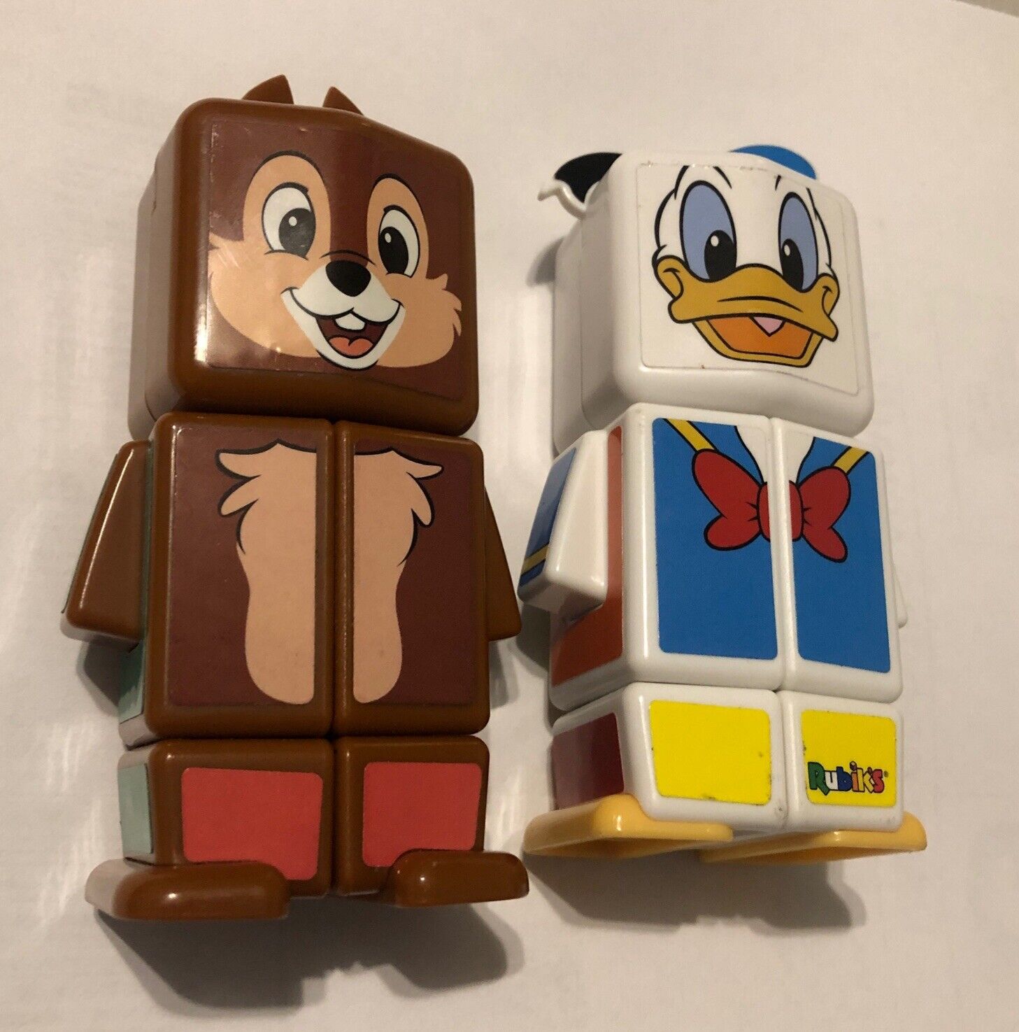2 Piece Disney CHIP & Donald  Rubik\'s Characters Cube Puzzles 2022