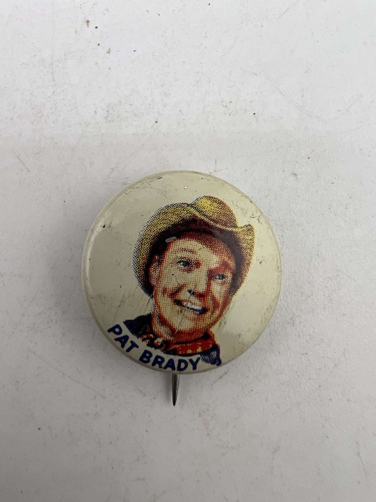 1953 Roy Rogers PAT BRADY Post Grape Nuts Cereal Premium Pinback