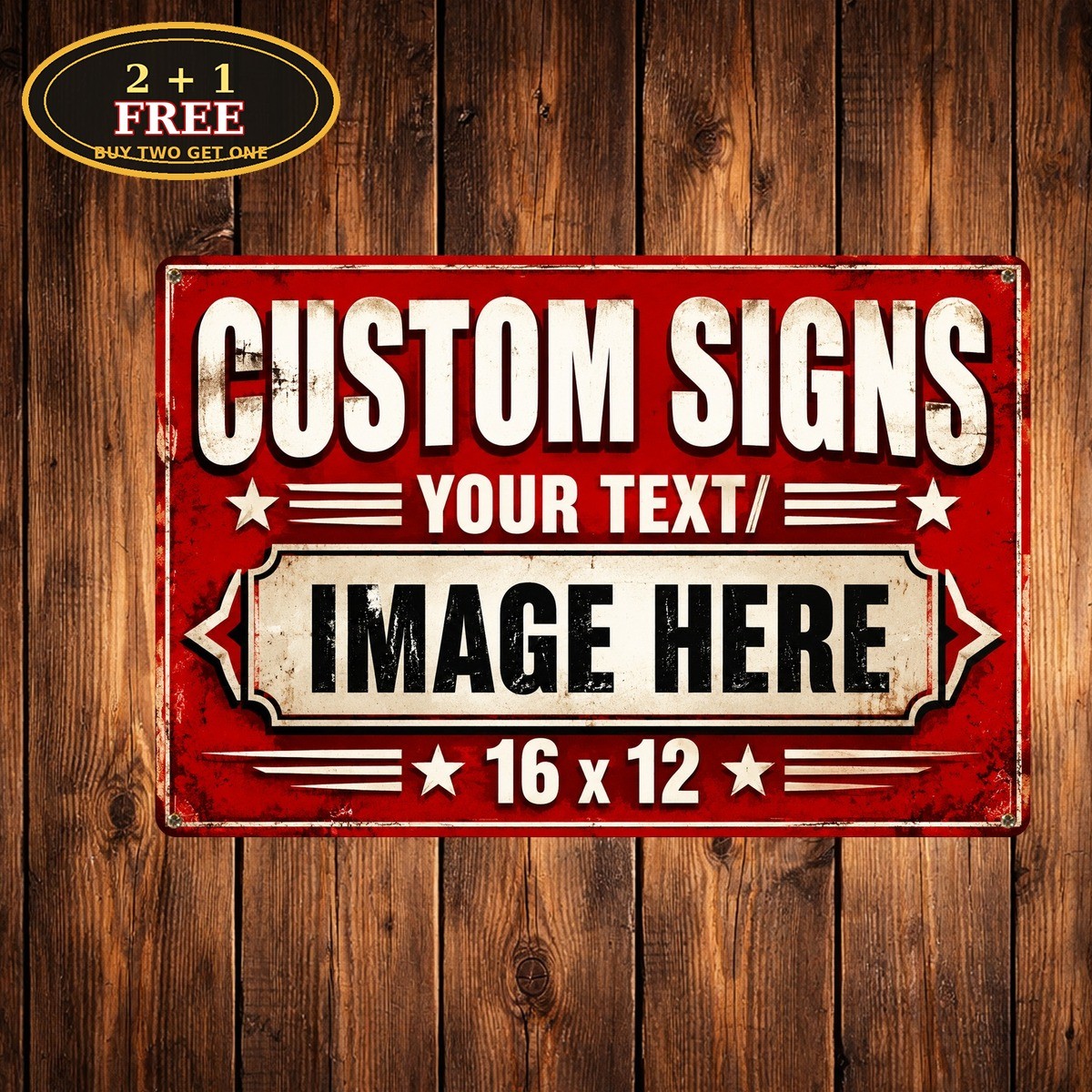 Custom Signs Personalized Make Your Own Metal Sign Custom Text Banner 8x12 Custom Signs Personalized Make Your Own Metal Sign Custom Text Banner 8x12