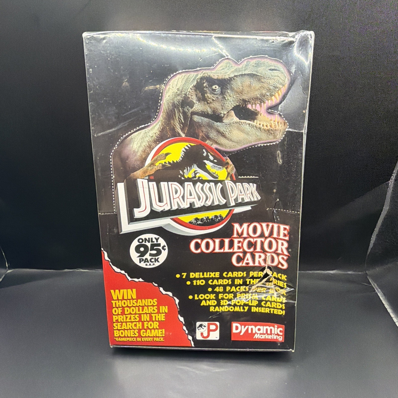 Box of Vintage 1993 Jurassic Park Movie Collectors Cards. Box Sealed Box of Vintage 1993 Jurassic Park Movie Collectors Cards. Box Sealed