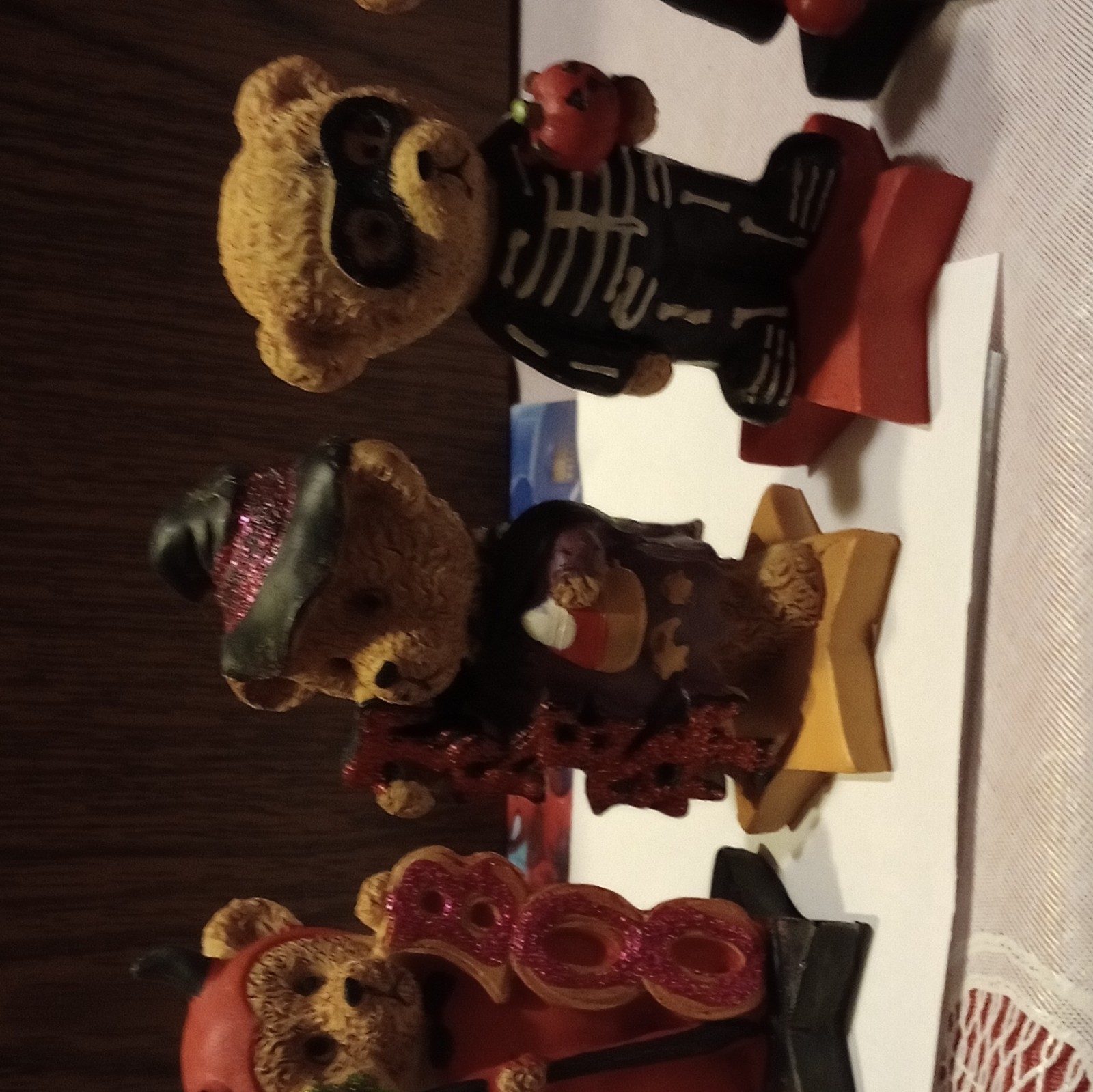 vintage cherished Teddy Halloween figure lot of five enesco Verizon spooky bears vintage cherished Teddy Halloween figure lot of five enesco Verizon spooky bears