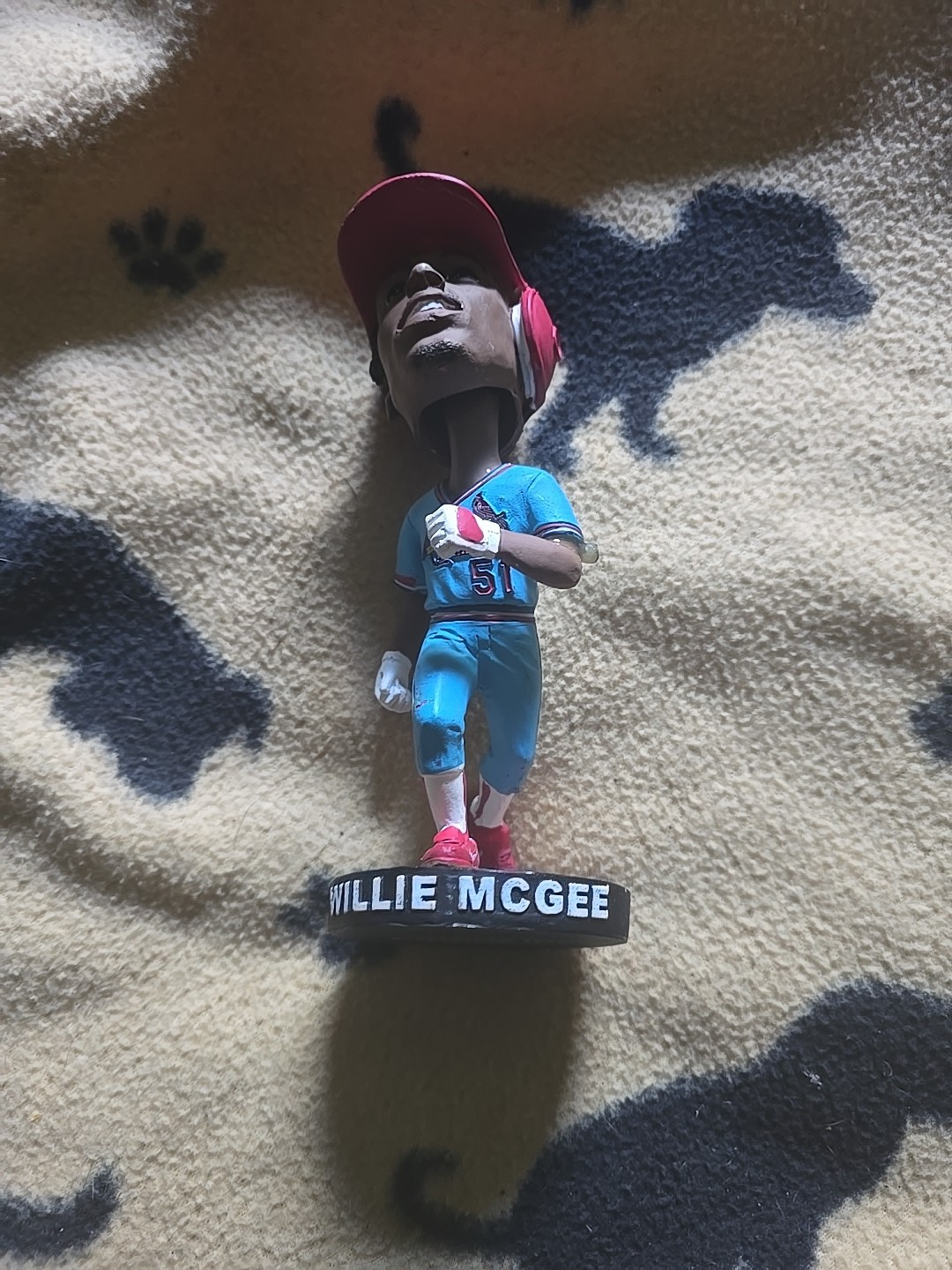 Willie McGee St. Louis Cardinals Bobblehead No Box MLB Collectible Willie McGee St. Louis Cardinals Bobblehead No Box MLB Collectible
